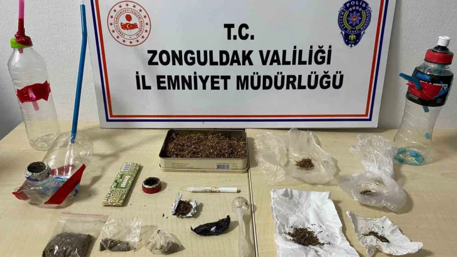Zonguldak’ta uyuşturucu operasyonunda 2 tutuklama