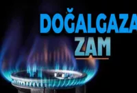 Doğalgaza %38 Zam Geldi