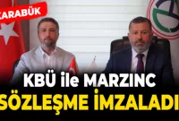 KBÜ, MARZINC’le Danışmanlık Sözleşmesi İmzaladı