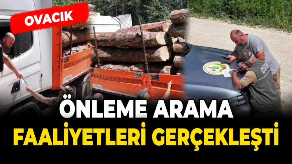 Ovacık’ta Önleme Arama Faaliyetleri Gerçekleştirildi