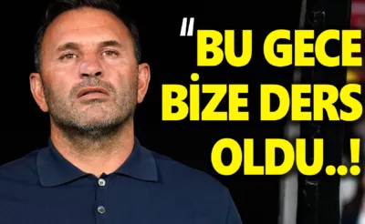 BURUK; BİZİM İÇİN DERS OLDUĞU KESİN..!