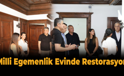 Milli Egemenlik Evinde Restorasyon Çalışmaları Sürüyor