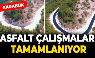 Köylerde Asfalt Çalışmaları Tamamlanıyor