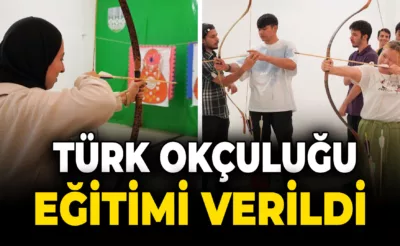 TÖMER Öğrencilerine Türk Okçuluğu Eğitimi Verildi