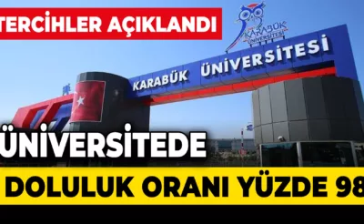 Karabük Üniversitesinde Doluluk Oranı %98 Oldu