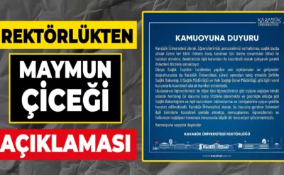 Karabük Üniversitesi’nden Kamuoyuna Önemli Duyuru