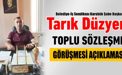 Belediye-İş Sendikasından toplu sözleşme görüşmesi açıklaması