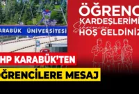 CHP Karabük İl Örgütü’nden Yeni Öğrencilere “Hoş Geldiniz” Mesajı