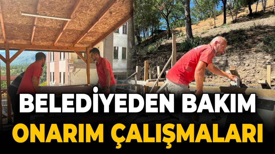 Belediyeden Bakım ve Onarım Çalışması