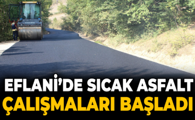 Eflani Köylerinde Sıcak Asfalt Çalışmaları Başladı