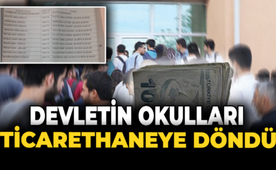 Devletin Okulları Ticarethaneye Döndü..!