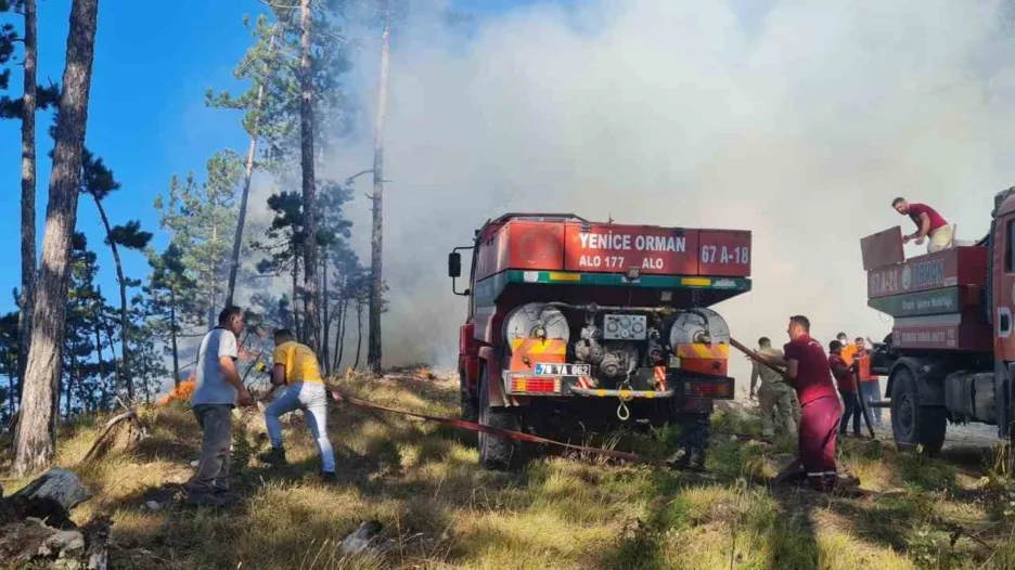 Karabük’teki yangınlara müdahale devam ediyor