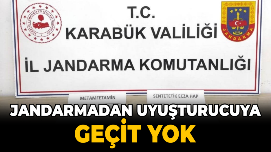 Jandarmadan uyuşturucuya geçit yok