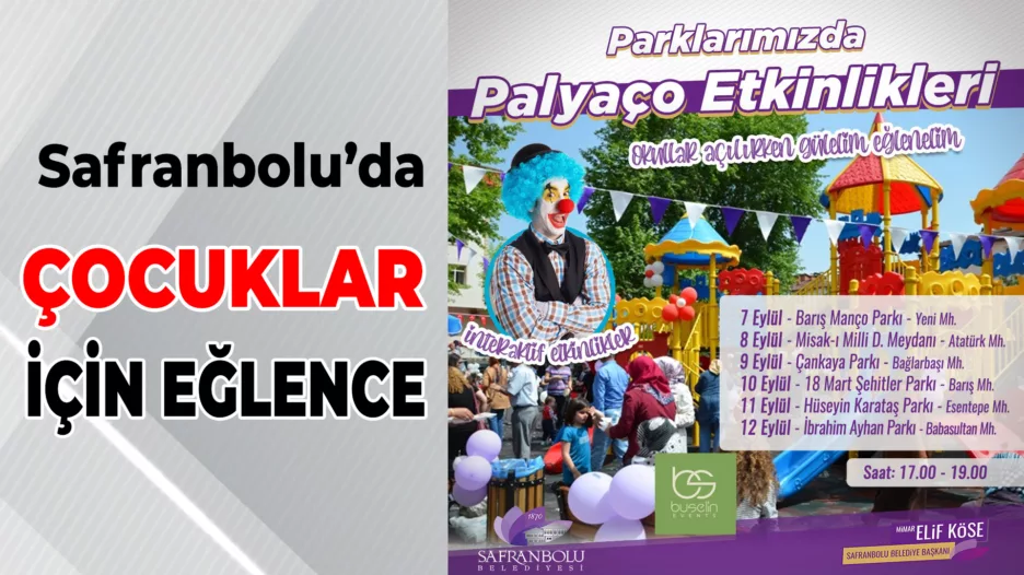 Safranbolu’da Çocuklar İçin Eğlence Düzenlenecek