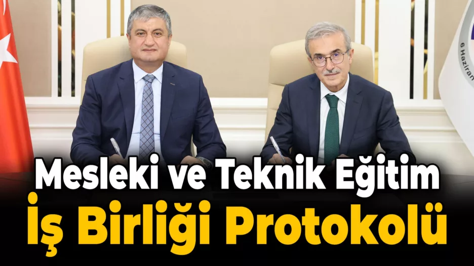 Karabük’te Mesleki ve Teknik Eğitim İş Birliği Protokolü imzalandı