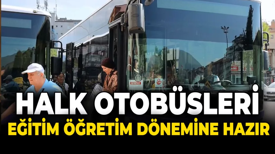 Safranbolu’da Halk Otobüsleri Eğitim-Öğretim Dönemine Hazır