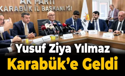 Yılmaz, Karabük’te Yerel Yönetimlerle Buluştu