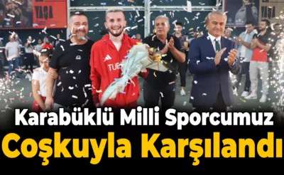 Milli Tekvandocu Ali Can Özcan’a Coşkulu Karşılama