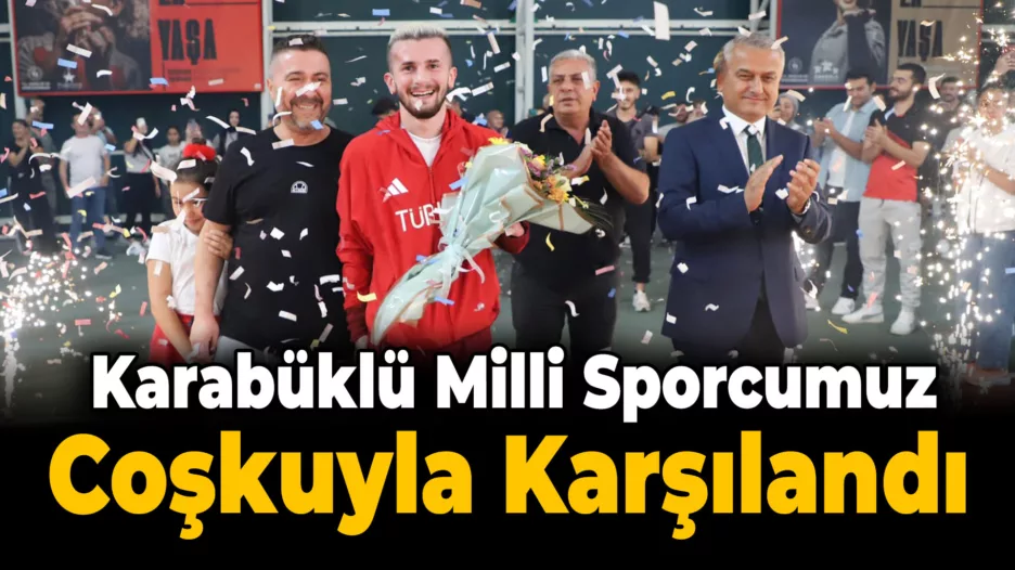 Milli Tekvandocu Ali Can Özcan’a Coşkulu Karşılama