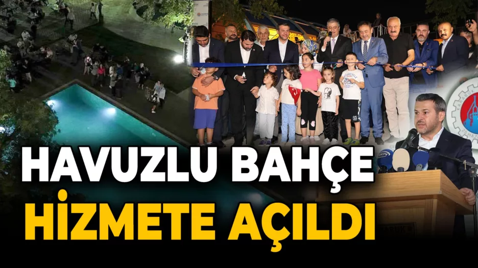 Karabük’te Havuzlu Bahçe Sosyal Tesisleri Hizmete Açıldı