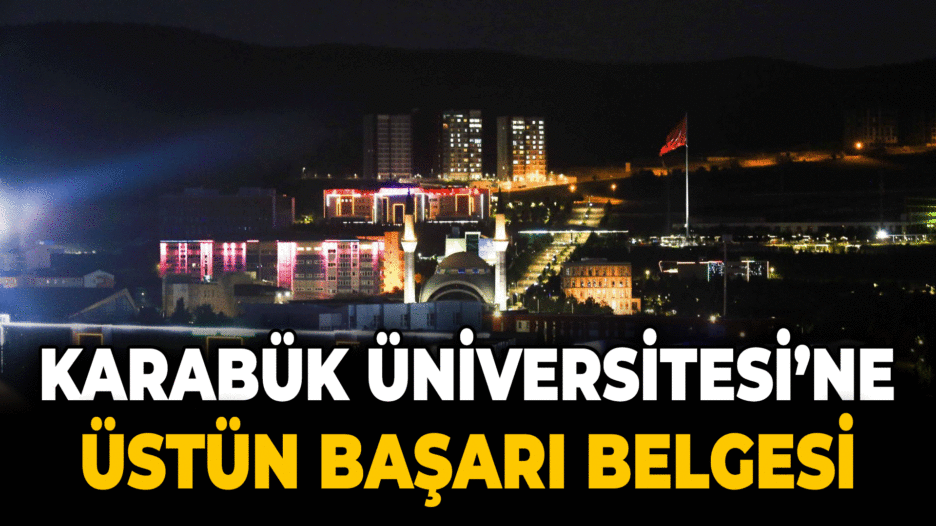 KBÜ’ye Enerji Verimliliği’nde Üstün Başarı Belgesi Verildi