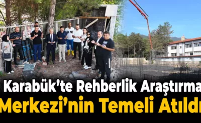 Rehberlik Araştırma Merkezi’nin Temeli Atıldı