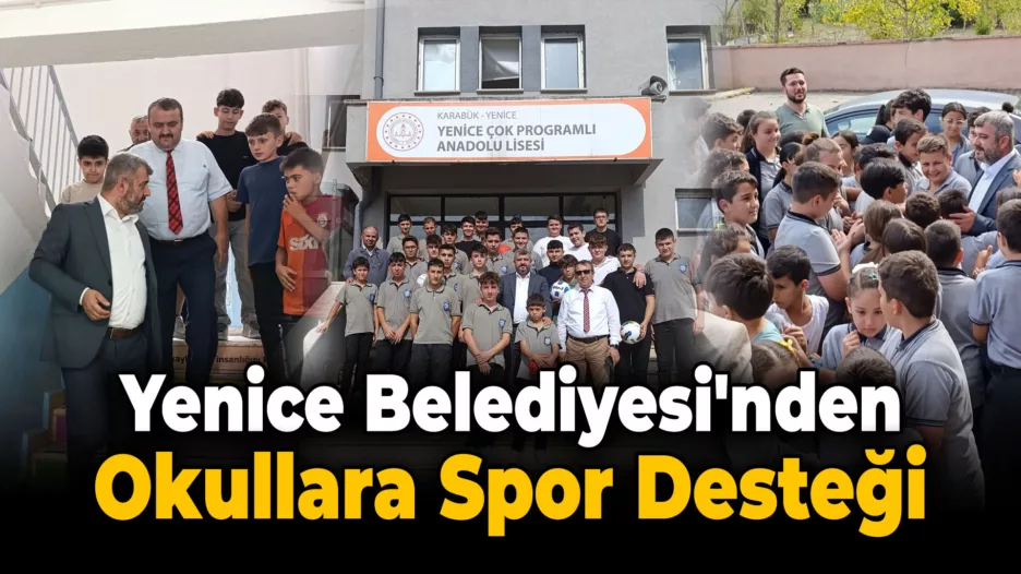 Yenice Belediyesi’nden Spora Teşvik