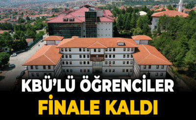 KBÜ’lü öğrenciler finale kaldı