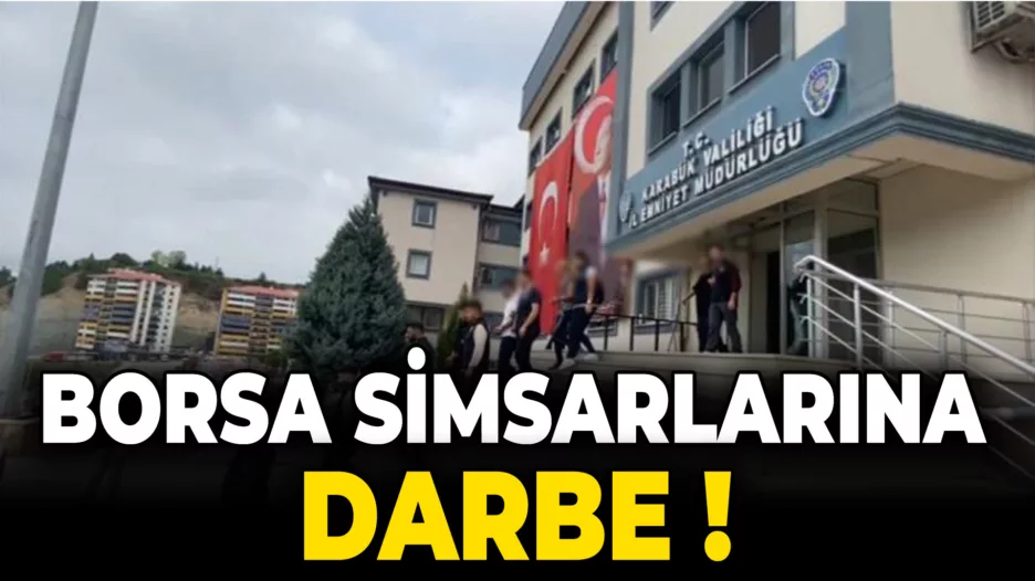 Emniyet’ten Borsa Simsarlarına Darbe..!