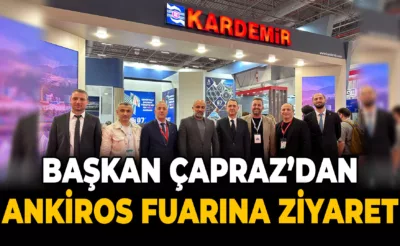 KTSO Başkanı Çapraz ANKİROS Fuarını Ziyaret Etti