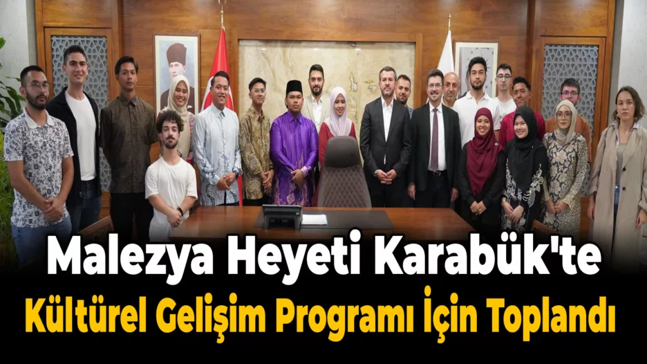 Başkan Çetinkaya Malezyalı Heyeti Kabul Etti