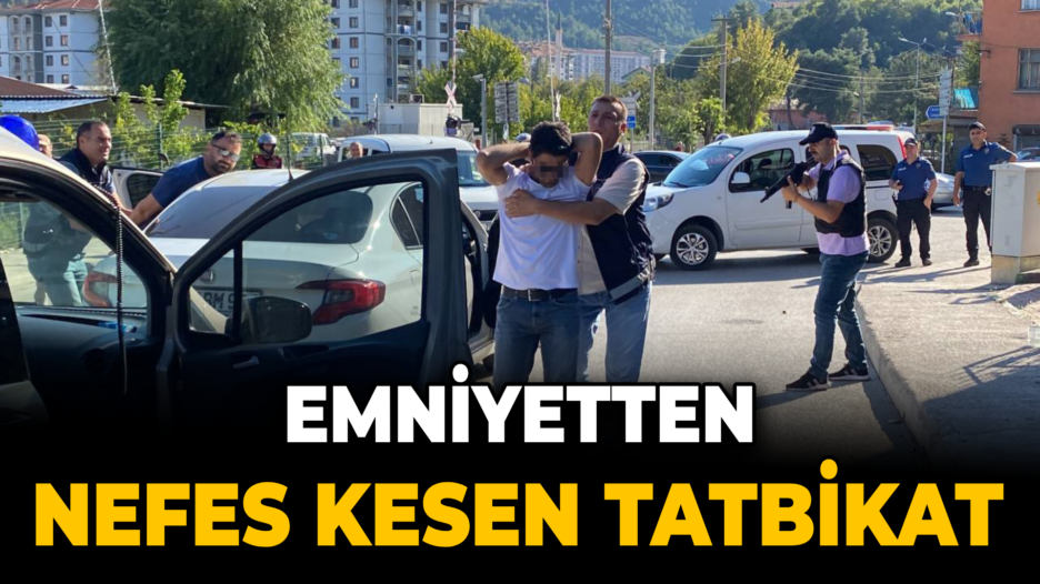 Emniyetin “Panter 78” tatbikatı nefes kesti