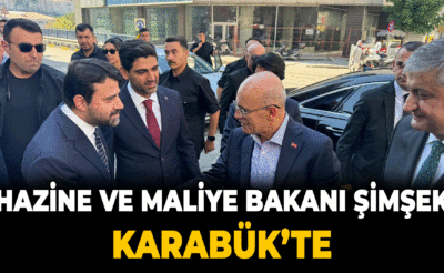 Hazine ve Maliye Bakanı Mehmet Şimşek Karabük’te