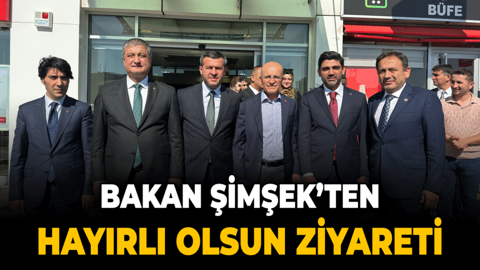 Hazine ve Maliye Bakanı Mehmet Şimşek Karabük Belediyesini Ziyaret Etti