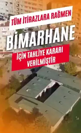 Amasya’da kirası 6 bin 300 TL’den 150 bin TL’ye yükseltilen Bimarhane’ye tahliye kararı