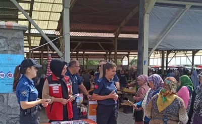 Çaycuma’da kadınlara yönelik şiddetle mücadelede bilgilendirme çalışması