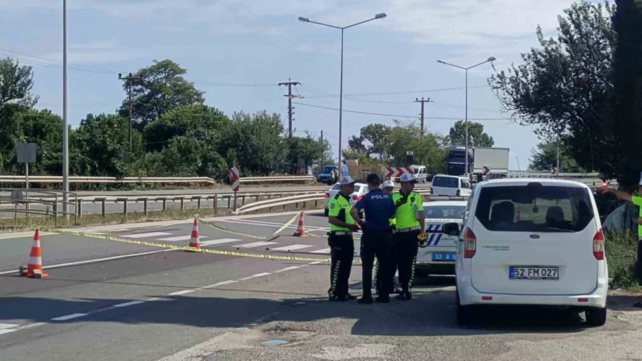 Ordu’da motosikletin çarptığı astsubay şehit oldu