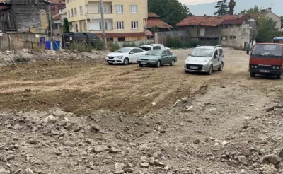 Tarihi hamam kalıntısının üstü kapatıldı, otopark oldu