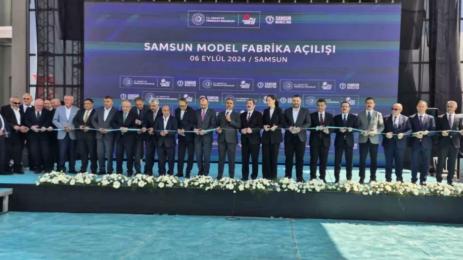 Türkiye’deki 10’uncu ‘model fabrika’ Samsun’da açıldı