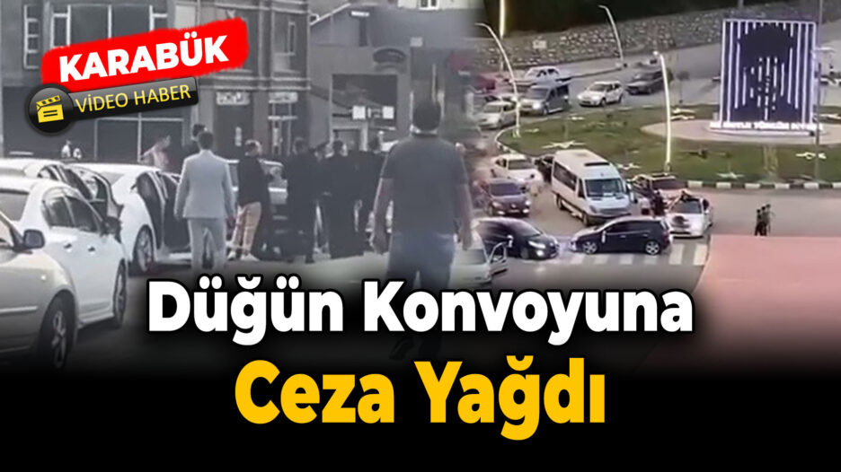 Düğün Konvoylarındaki 51 Araca 36 Bin TL Ceza