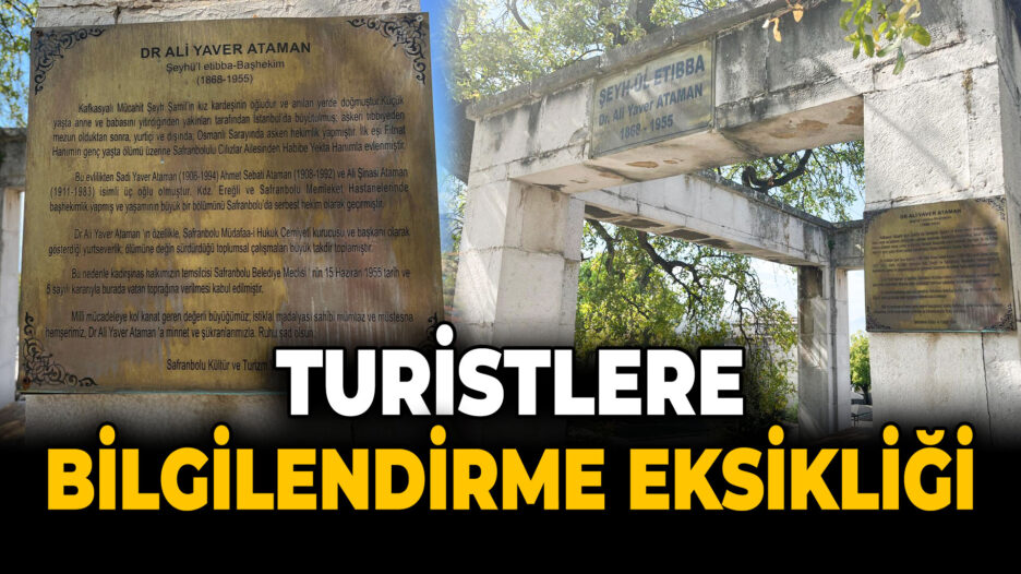 Safranbolu Hıdırlık Tepesi’nde Yabancı Turistler İçin Bilgilendirme Eksikliği