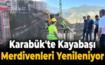 Başkan Çetinkaya, Kayabaşı Merdivenlerini Yeniliyor