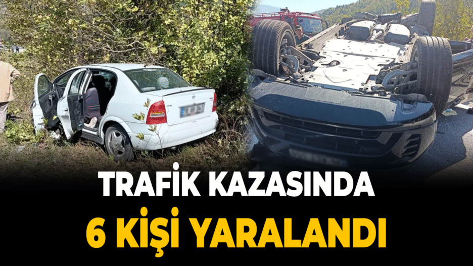 Karabük’te trafik kazası: 6 yaralı