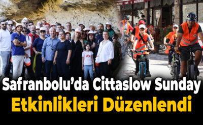 Safranbolu’da Cittaslow Sunday: Bisiklet Turu ve Doğa Yürüyüşü Düzenlendi