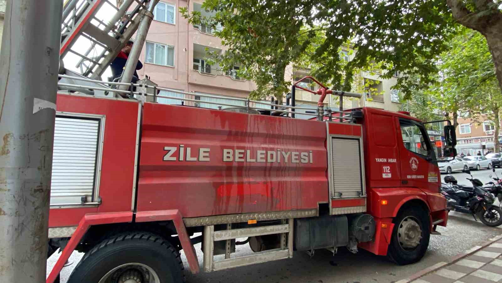 catida mahsur kalan kedinin imdadina itfaiye ekipleri yetisti tNmd2zws