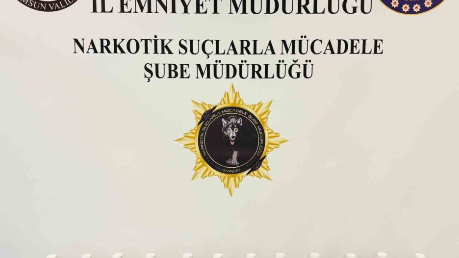 Samsun’da 2 bin 576 adet uyuşturucu hapla yakalanan kadın gözaltına alındı