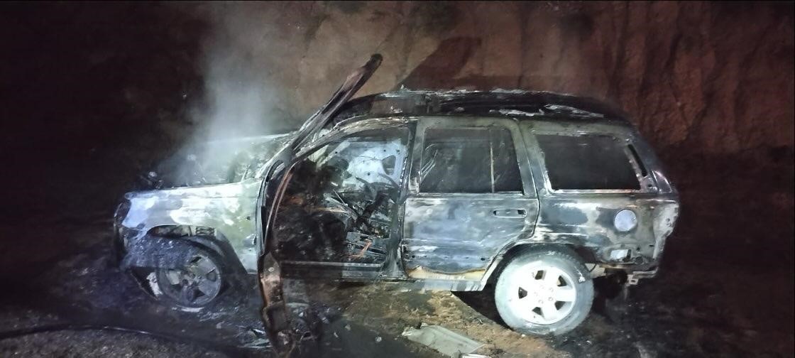 seyir halindeki cip alevlere teslim oldu B5llO66A