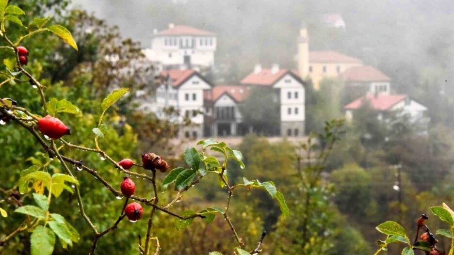 Tarihi Süleymaniye Mahallesi’nde sisli sonbahar güzelliği