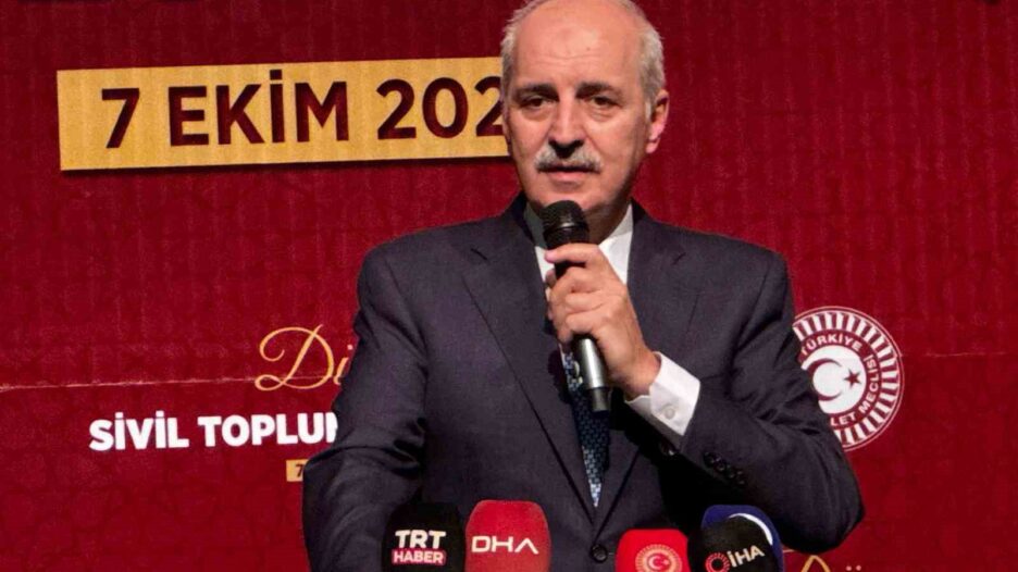 TBMM Başkanı Kurtulmuş: “Türkiye arz-ı mevudun gerçekleşmesine asla müsaade etmeyecektir”