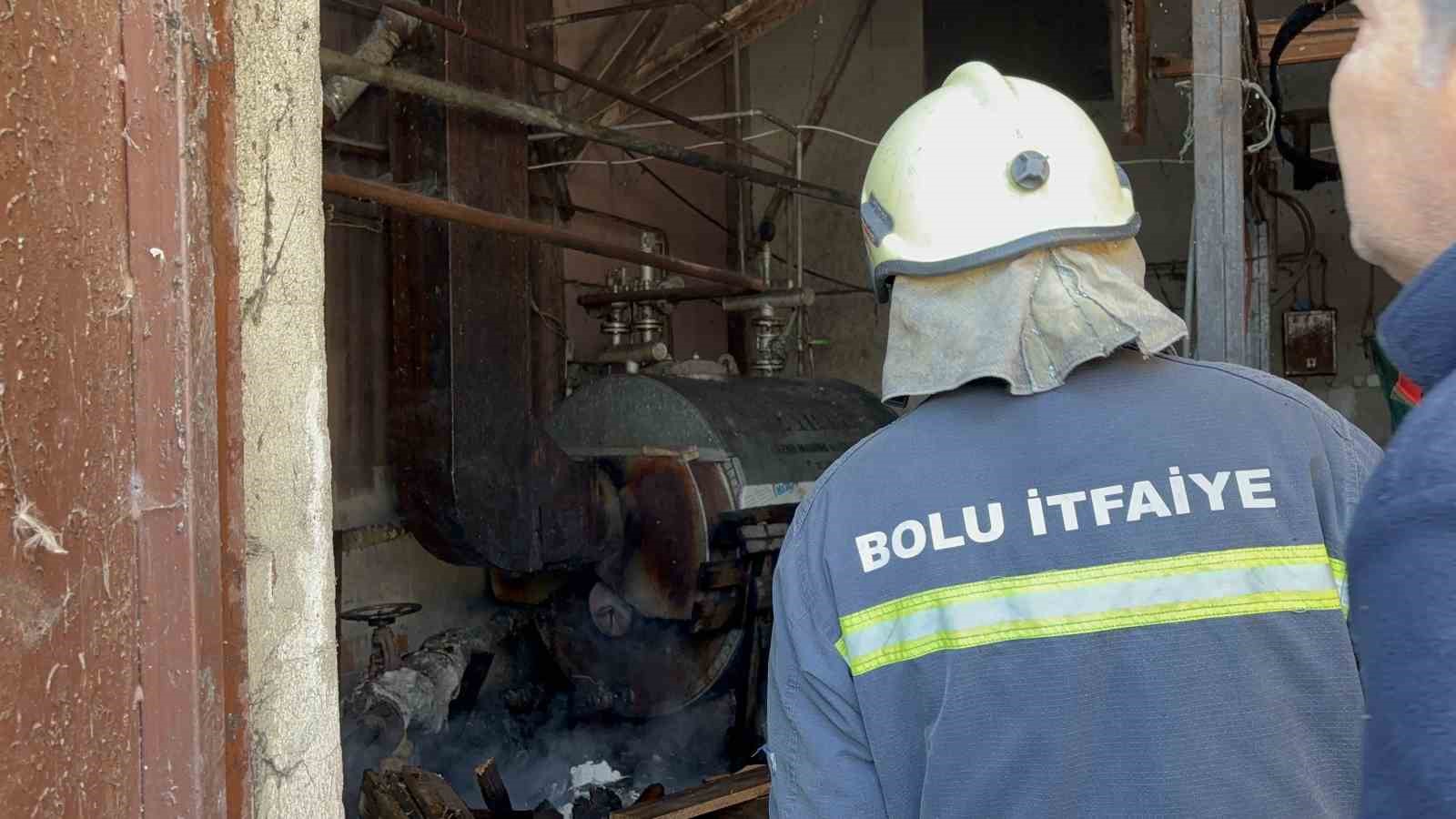 kazan dairesinde cikan yangin korkuttu